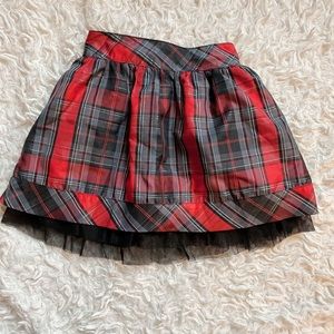 Girls Plaid Skirt
